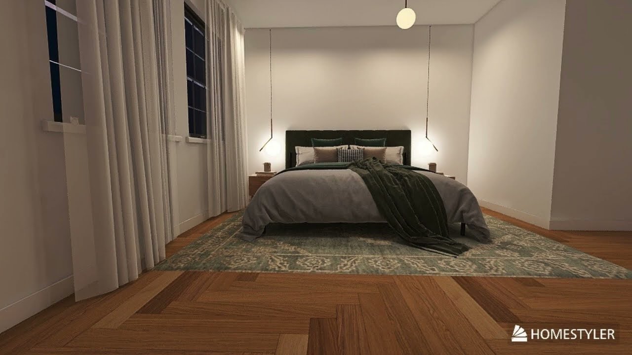 Modern Master Bedroom Design with Private Bathroom and Walk-In Closet(Part 2)