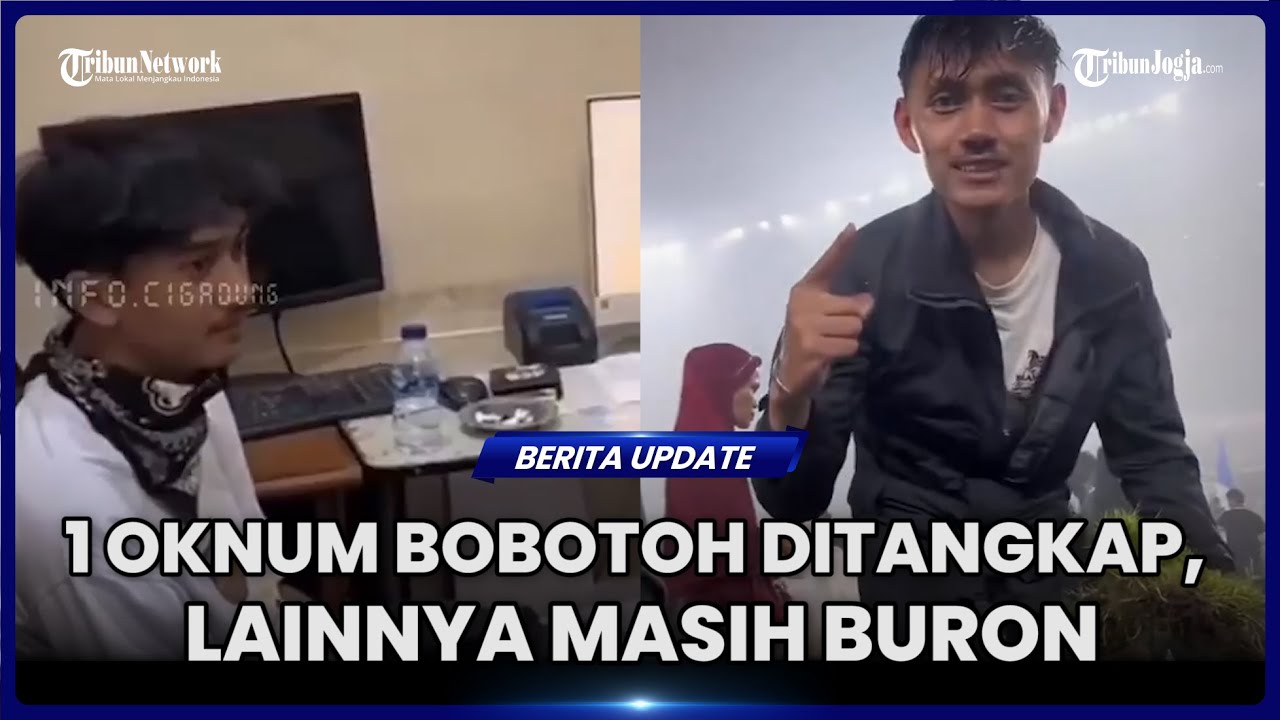 POLISI TANGKAP 1 OKNUM BOBOTOH YANG TERANG-TERANGAN MERUSAK STADION