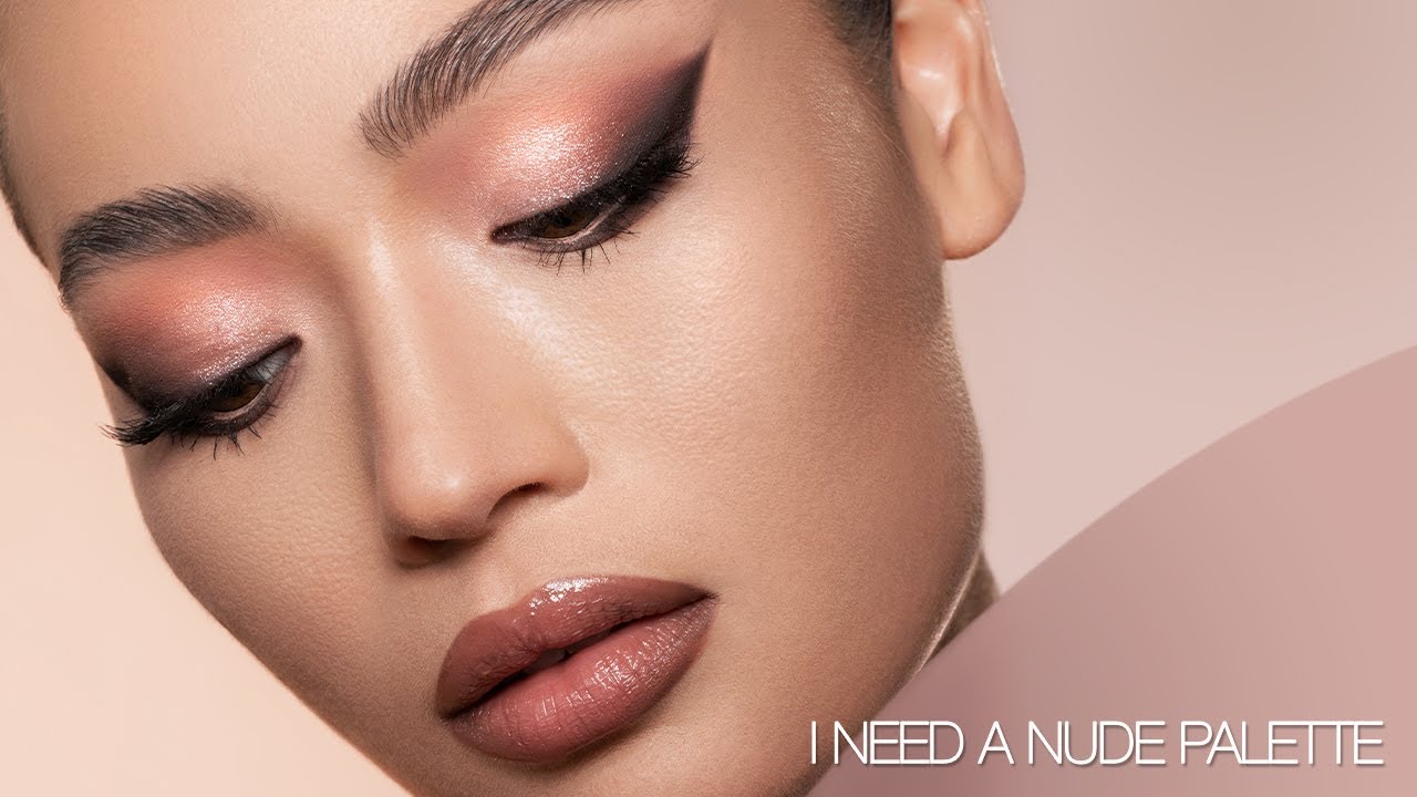 Dramatic Cat Eye Makeup ft. the I NEED A NUDE PALETTE| Natasha Denona Makeup