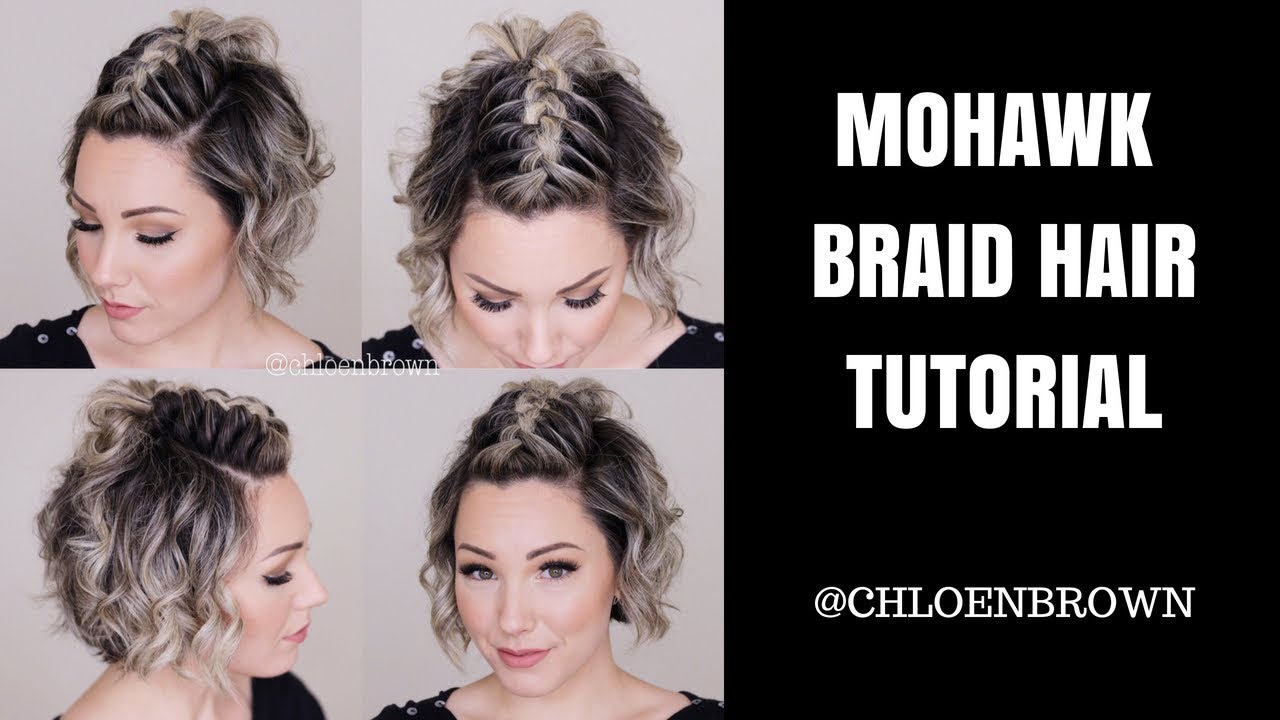 BRAIDED MOHAWK TUTORIAL  - Inspired by Maddie Poppe