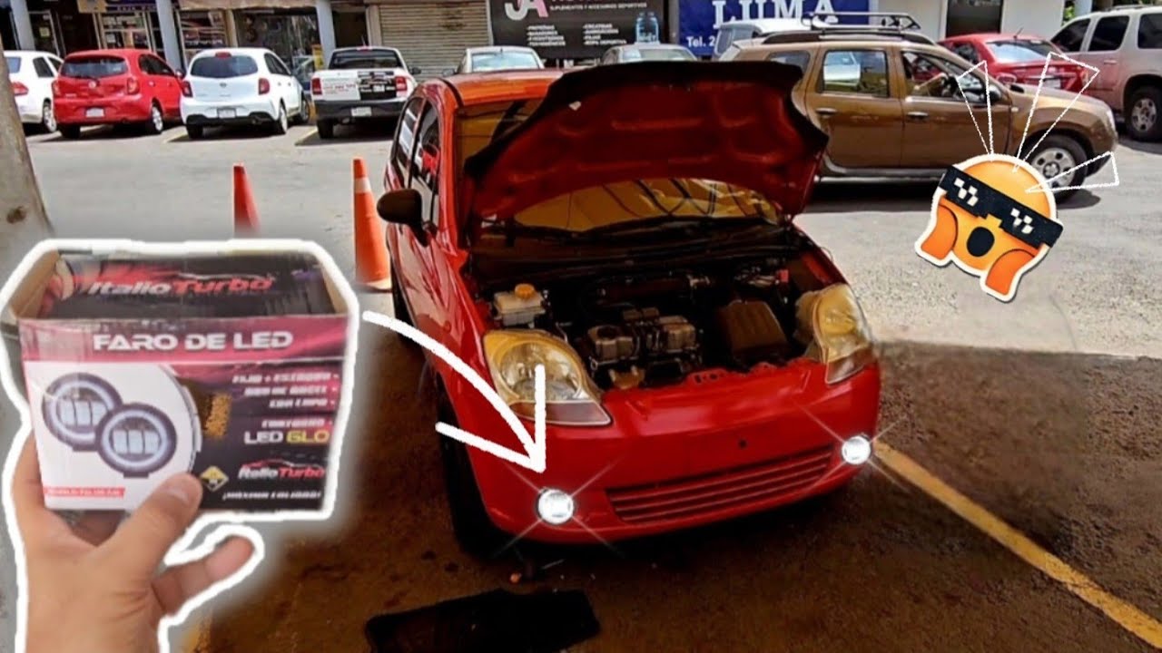 COMO INSTALAR UNOS FAROS AUXILIARES UNIVERSALES EN EL MATIZ . NEBLIEROS OJO DE ANGEL 🏎🛵😎BUENA OPCION