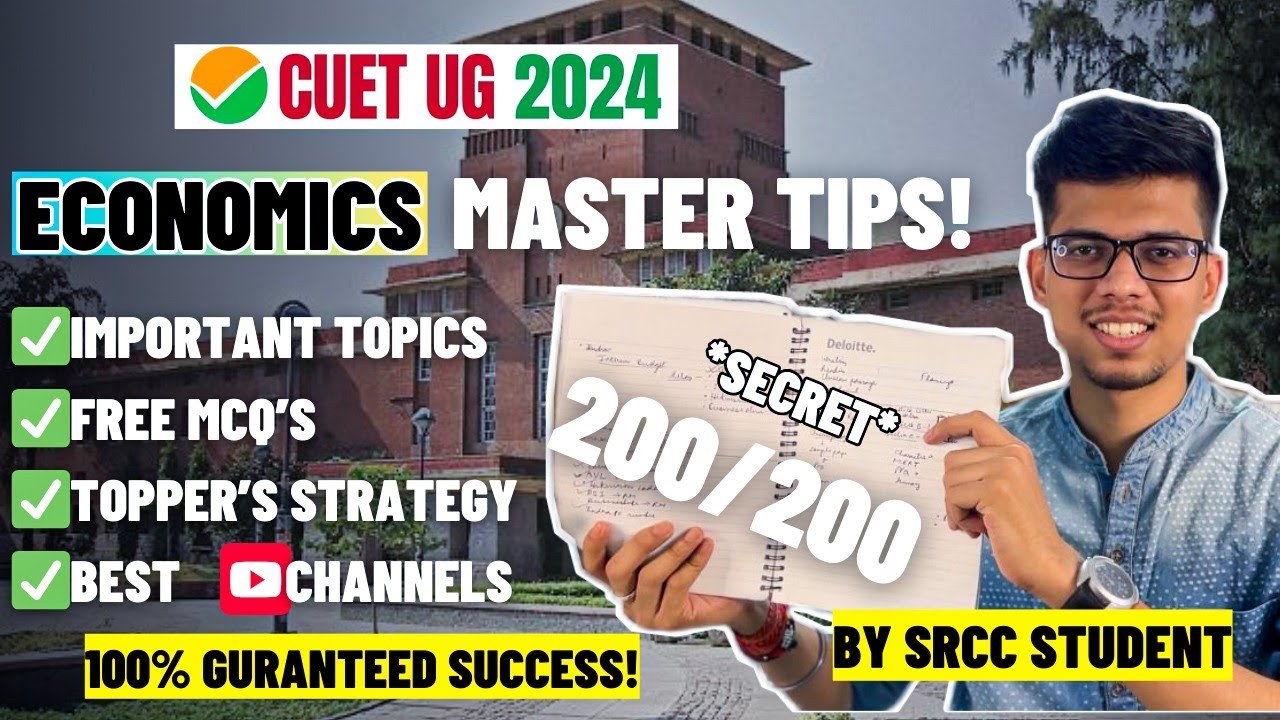How to prepare for CUET economics! Strategy, free mocks, mcqs etc! CUET 2024 preparation strategy