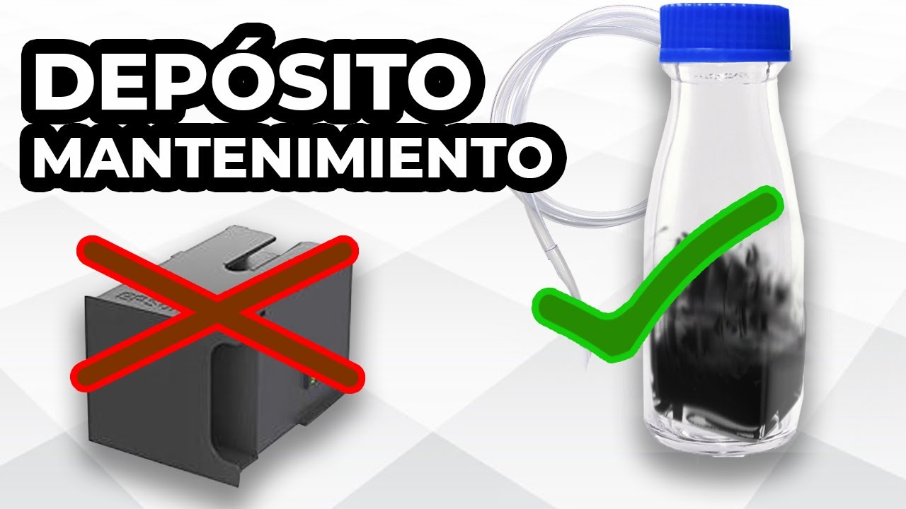 Como Modificar Almohadilla | Tanque Mantenimiento Barato | Reseteo Depósito Residual | Epson ET14000