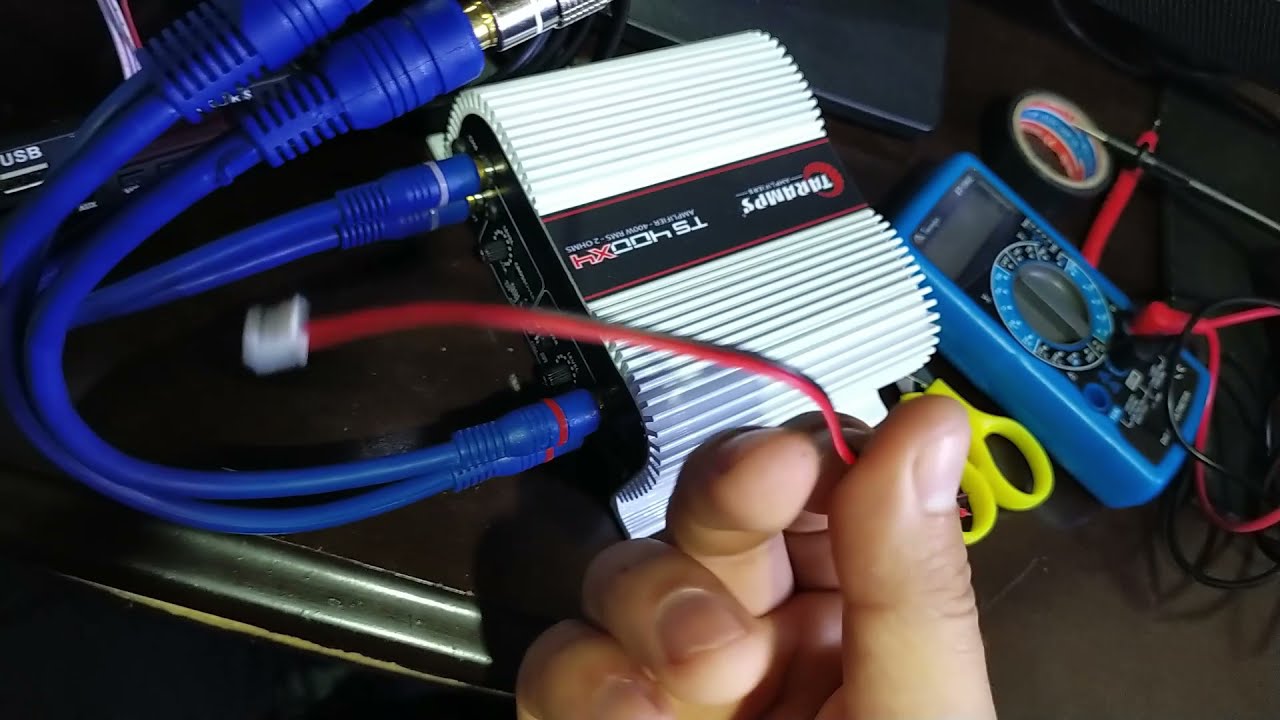 Ligando Placa Decodificador em modulo taramps de 400w