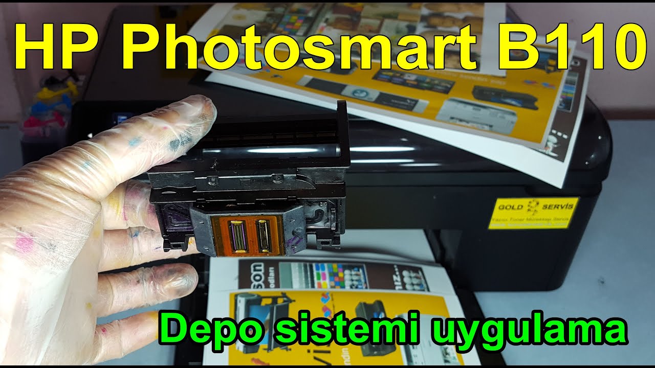 HP Photosmart B110 Harici Depo sistemi Testi
