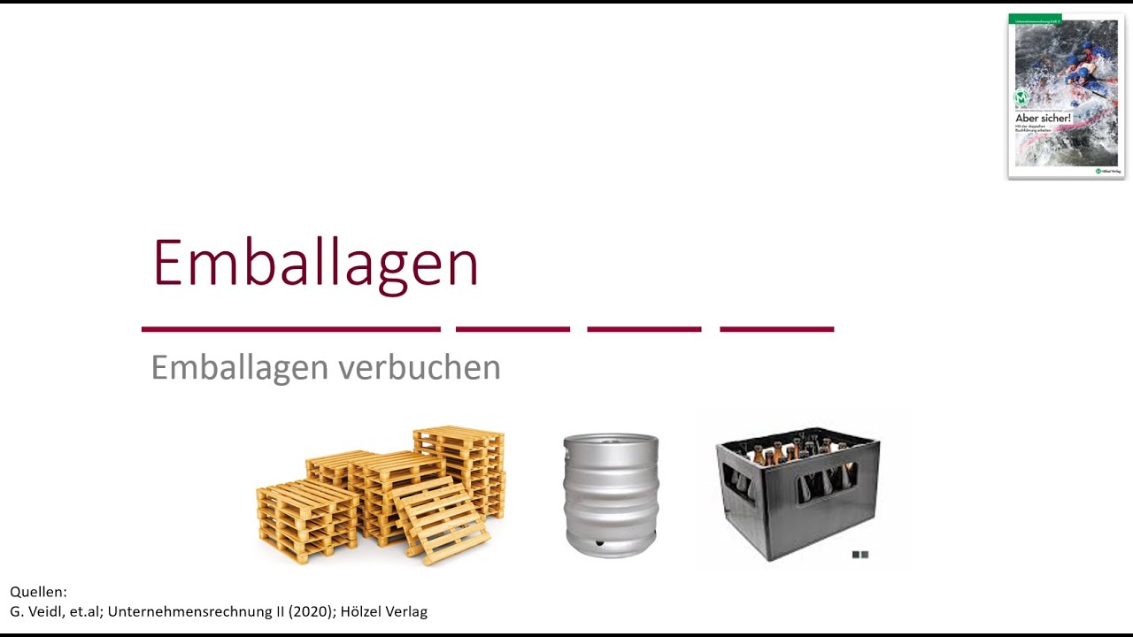 Emballagen verbuchen