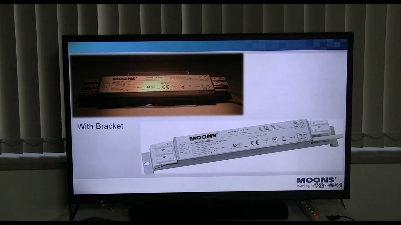 15 Watts DALI LED Driver and Dimming Function Demo