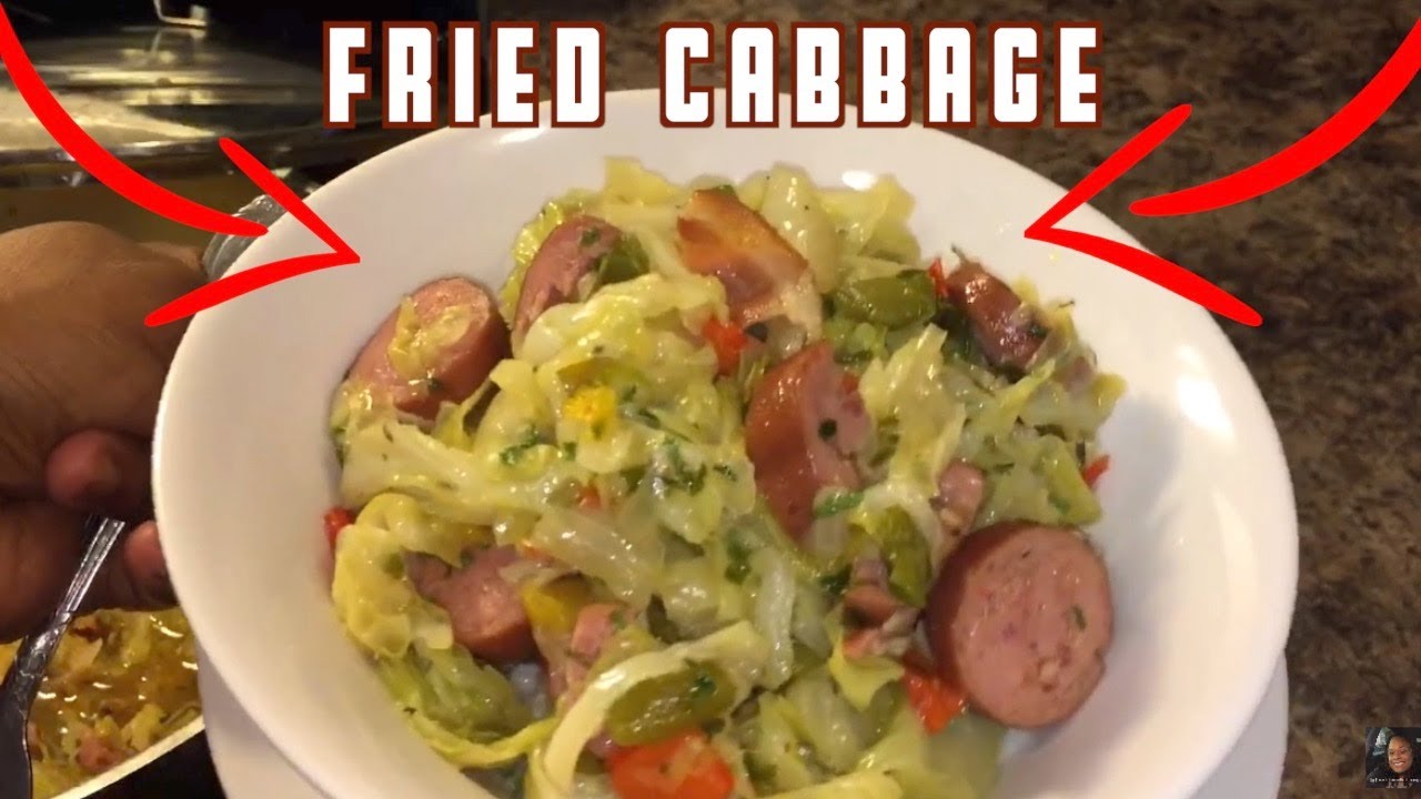Worlds Best Fried Cabbage & kielbasa recipe