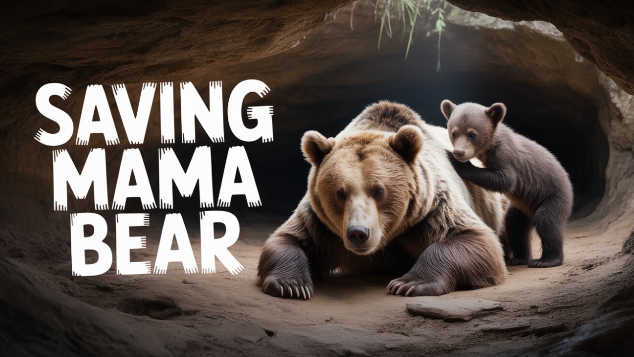 Abandoned Bear Cub Leads Ranger to Dying Mother in Cave