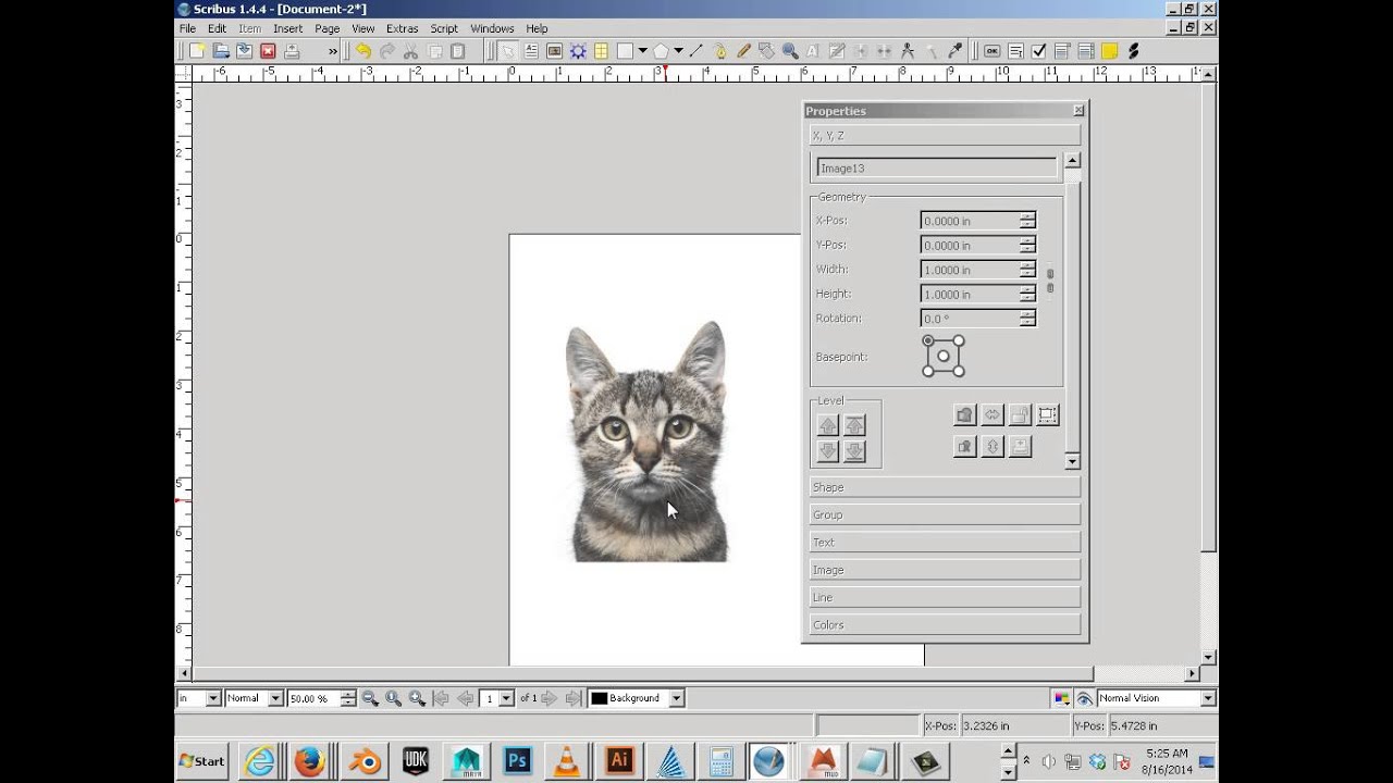0405 Scribus Adjusting images inside frames