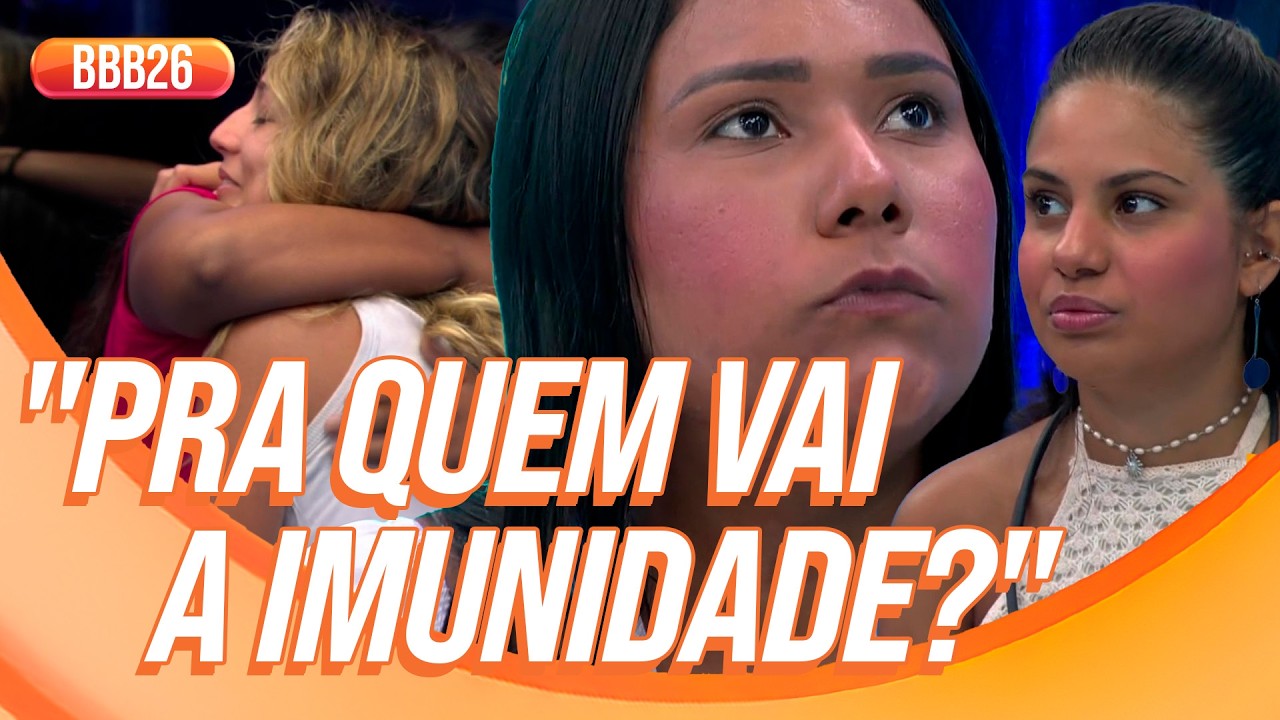 QUEM LEVA? 👀😇 Chaiany fala de imunidade com Samira e muda a estratégia no Almoço do Anjo! | BBB 26