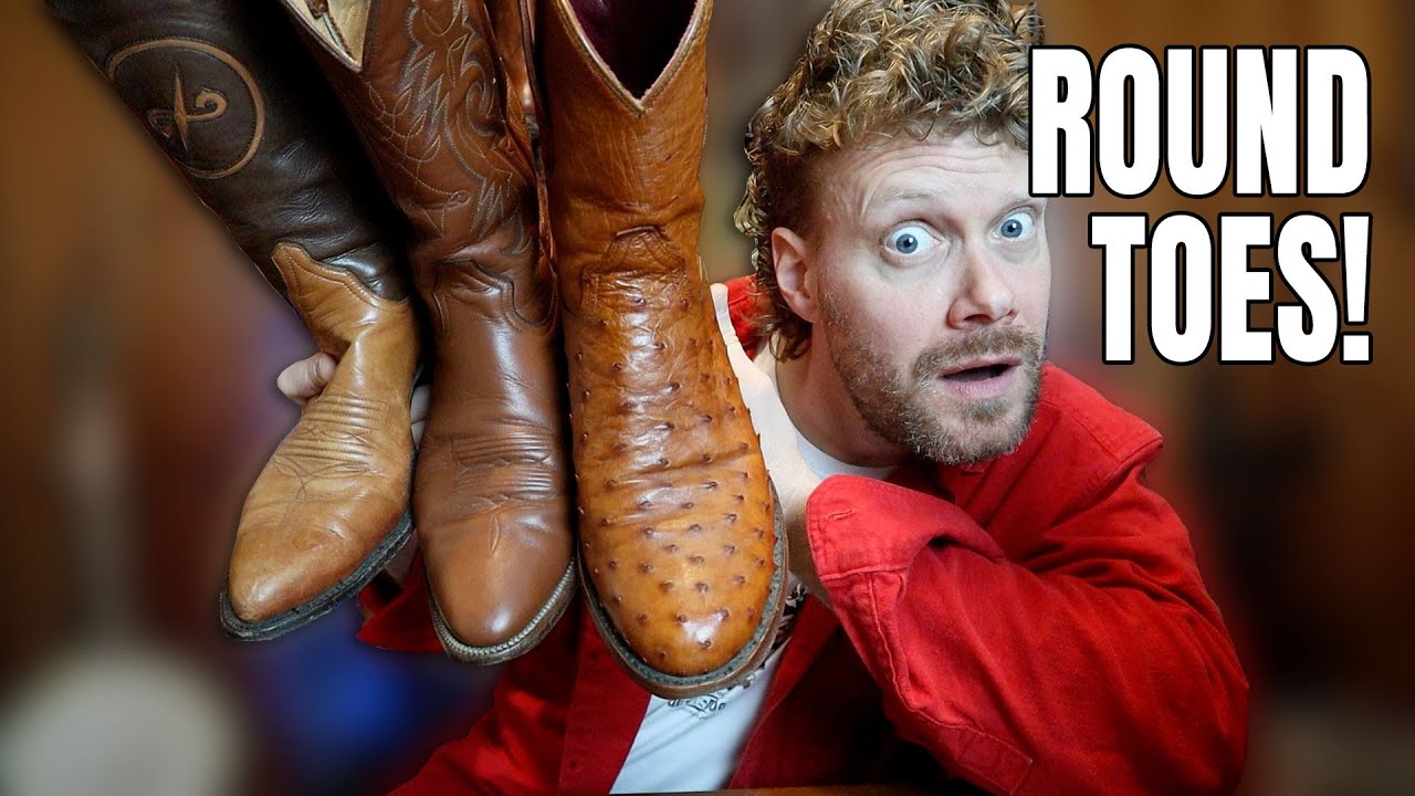 Cowboy Boots: Round Toe vs Medium Round Toe (and more)