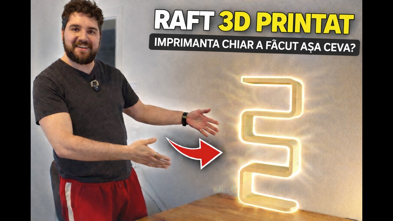 Am Printat Un Raft Pentru Încălțăminte La Imprimanta 3D!