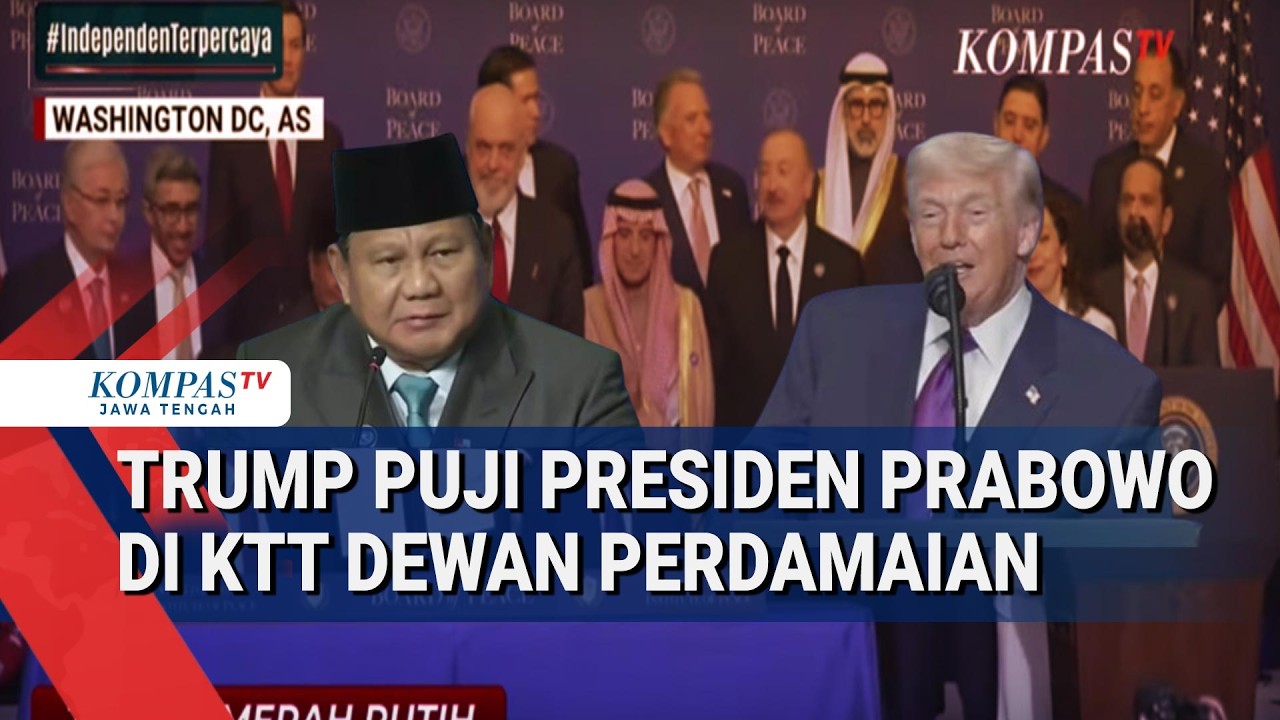 Trump Puji Presiden Prabowo di KTT Dewan Perdamaian