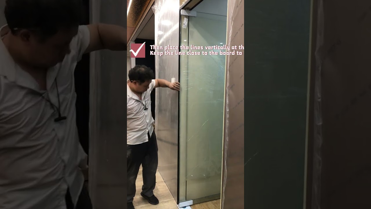 Carbon crystal panel installation process and the use of various metal lines