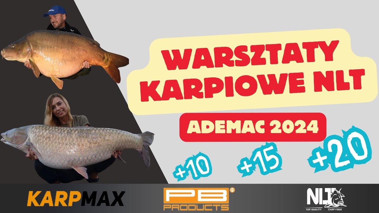 Warsztaty Karpiowe NLT 2024 Ademac - NLT.SKLEP.PL