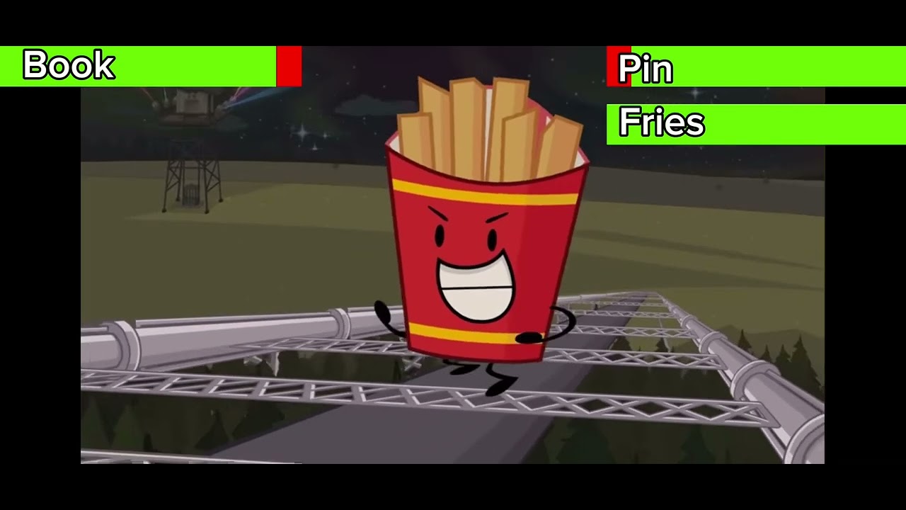 BFDIA 18 final battle with healthbars