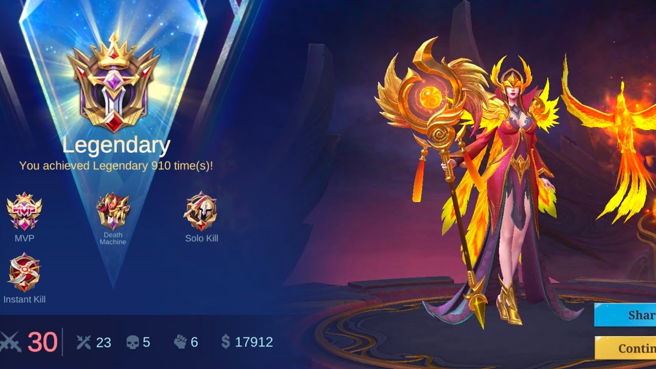 Moba Legends Pharsa 23 kills best build and game play 
