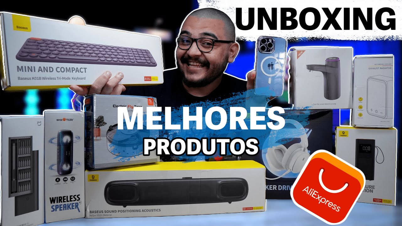 MELHORES produtos do ALIEXPRESS em 2024 super UNBOXING CHOICE com TESTE e ANÁLISE e 4 ganhadores