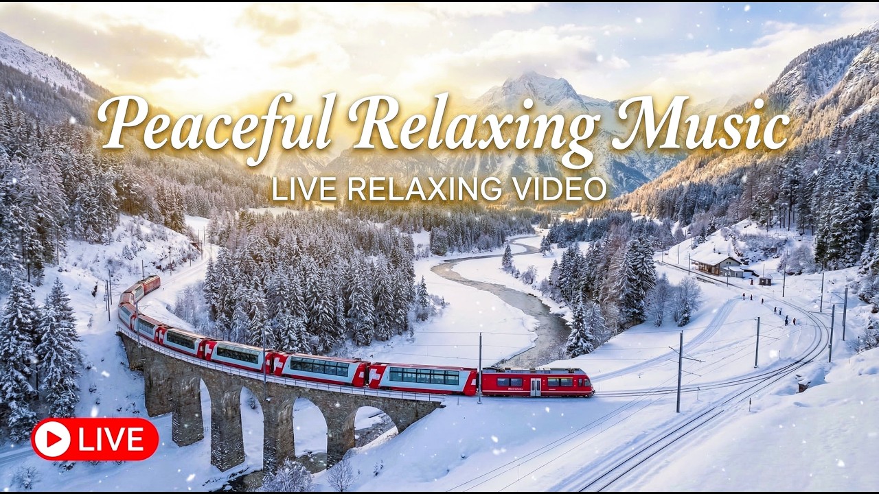 Live Peaceful Relaxing Music 🌅 | Calm Piano & Guitar with Nature | Stress Relief, Sleep & Meditation