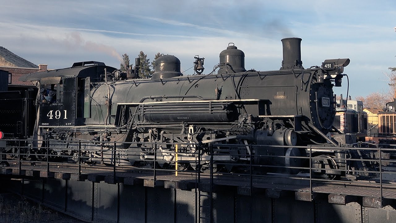 D&RGW #491 Back in Steam!   4K