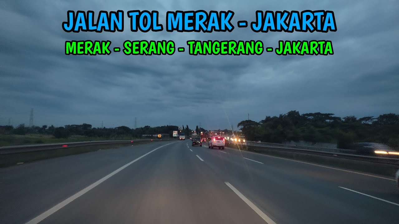Jalan Tol Merak - Jakarta | Mudik Nataru 2021/2022 (4/26)