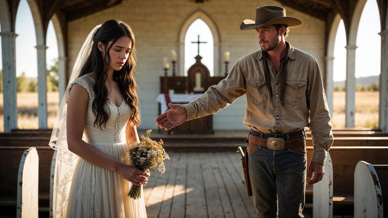 Her Groom Rejected Her at the Altar, A Cowboy Was in the Back Row and Rode Up Quietly