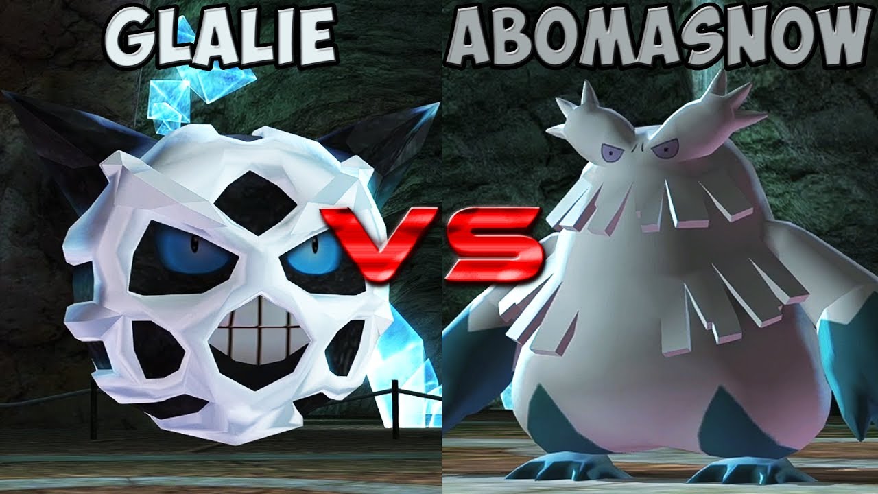 Pokemon battle revolution - Glalie vs Abomasnow