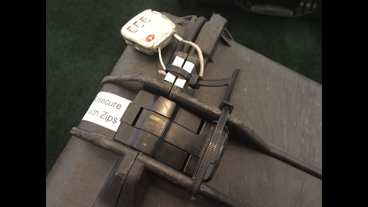 Pelican Flight case lock catch issues TSA Security inspection - FIX !