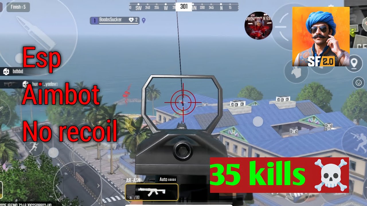 SCARFALL 2.0 HACK  ☠️ !! AIMBOT !! ESP !! MOD MENU !! FREE !! 0.2.6