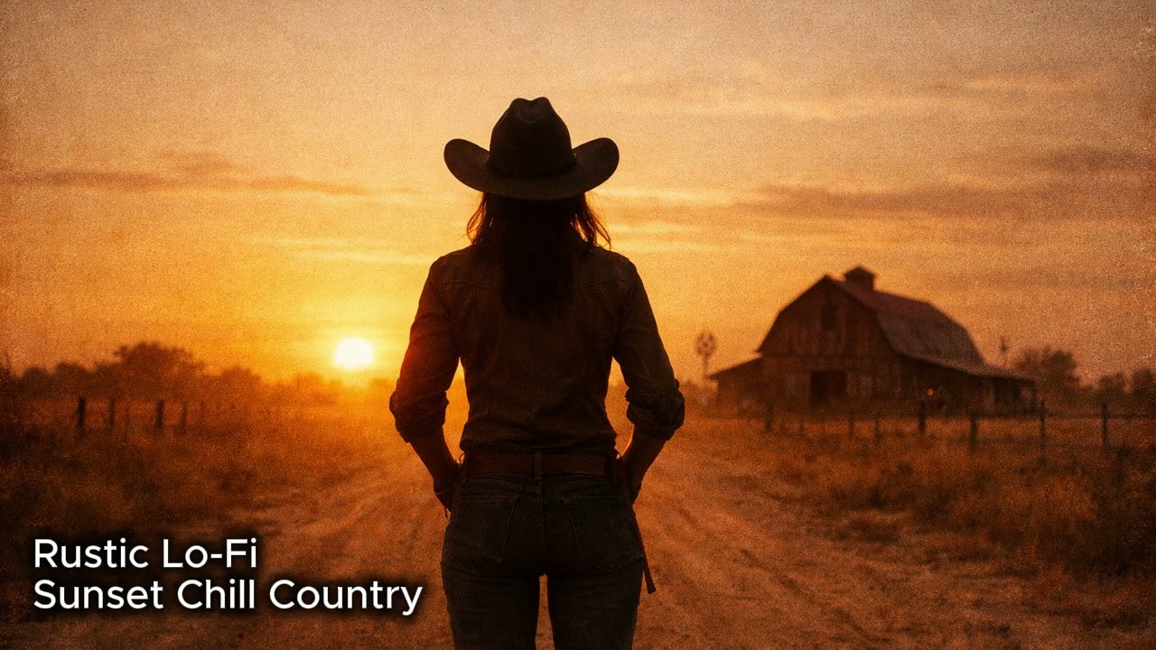Quiet Sunset Country Lo-Fi for Evening Unwind 🌅 (1h 54m)