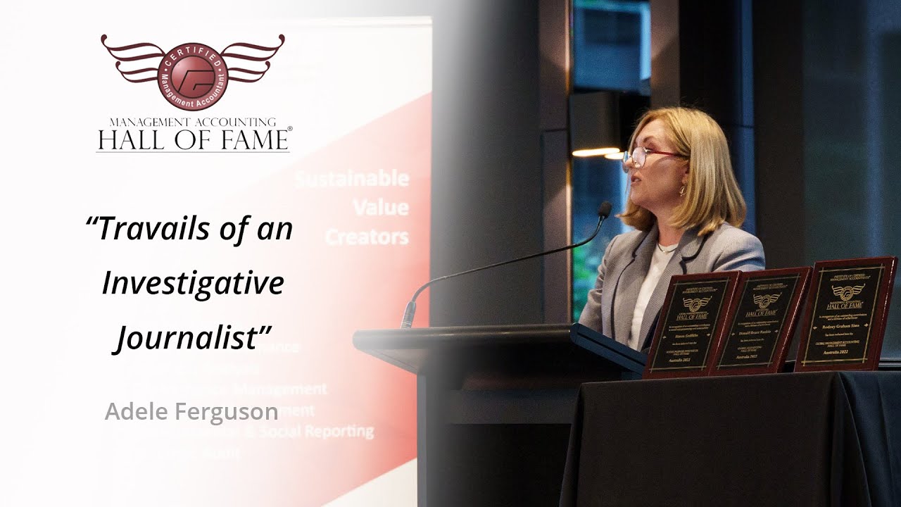 Adele Ferguson at CMA Hall of Fame Event 2022 - Travails of an Investigative Journalist