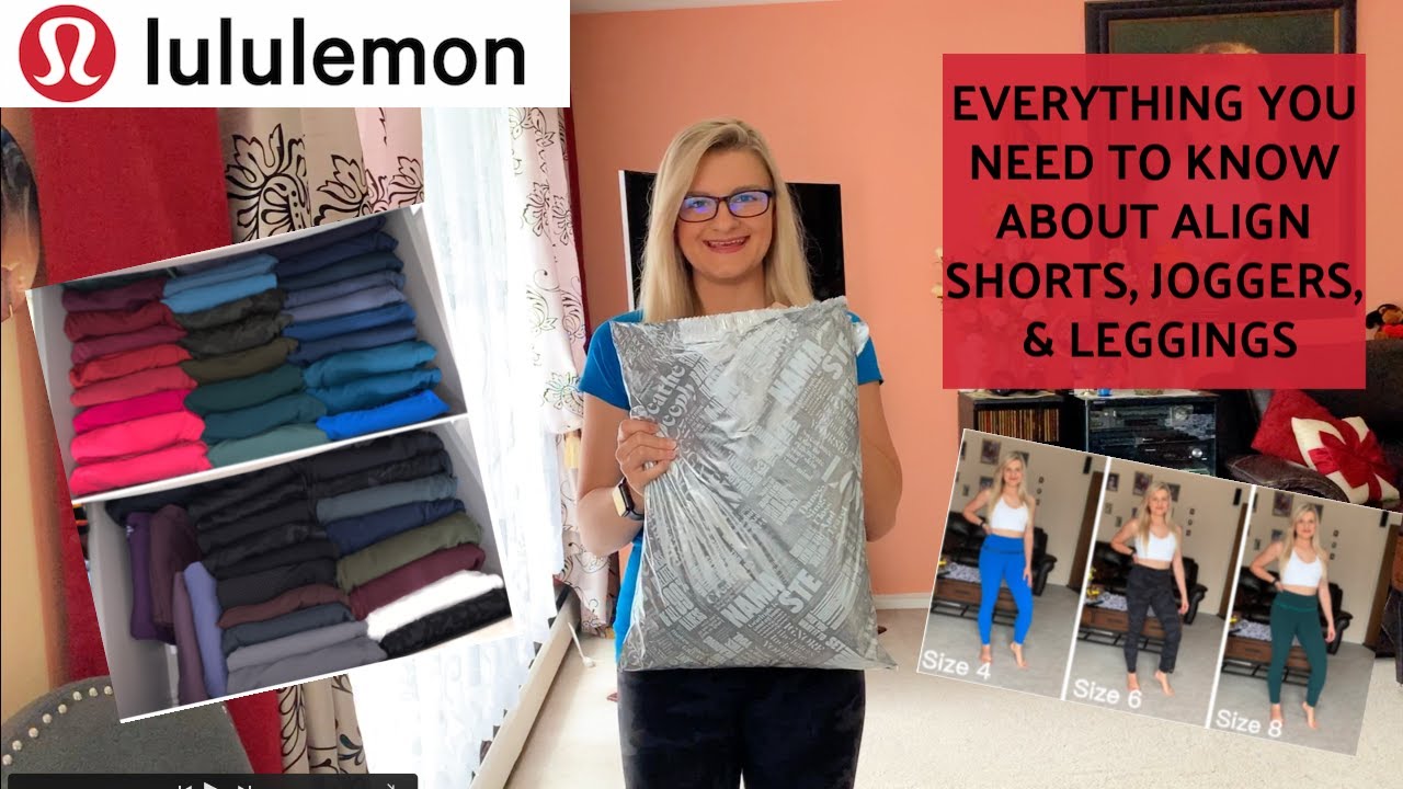 EVERYTHING YOU NEED TO KNOW ABOUT LULULEMON ALIGN SHORTS, LEGGINGS, & JOGGERS!