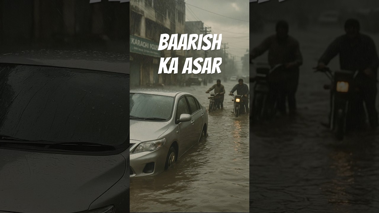 The aftermath of rain in Karachi&hellip;🌧️ #pakistan #reality #karachi #rain #truth #ai #flood #trending