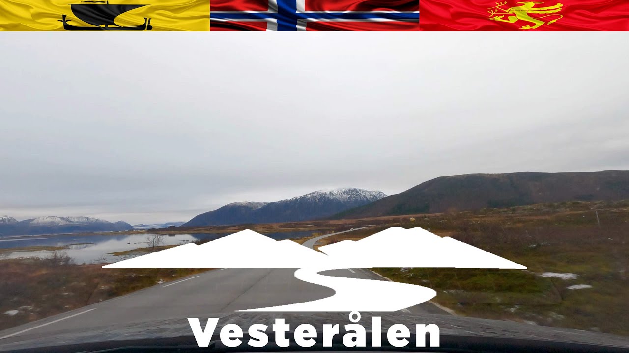 Scenic Drive Norway: Sortland - Forfjord (Vester&aring;len)