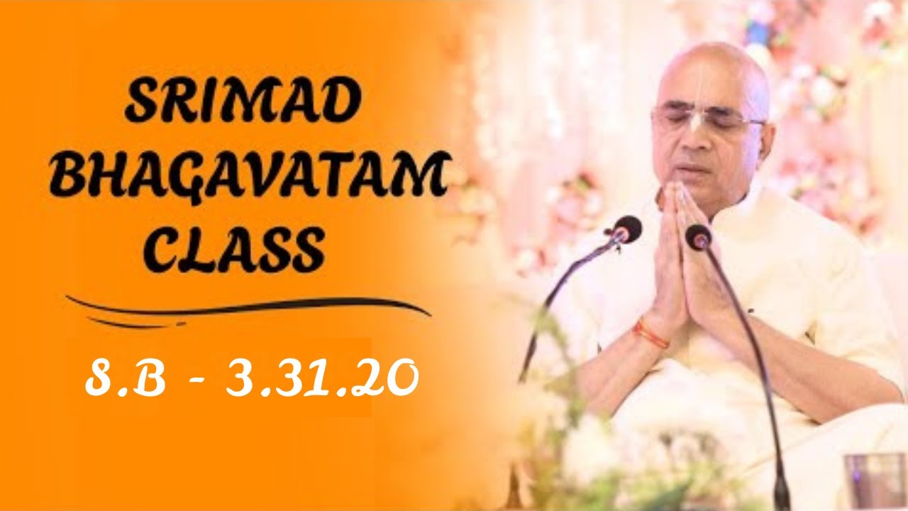 Srimad Bhagavatam Class | S.B 3.31.20 | H.G Shri Vrindavan Chandra Das