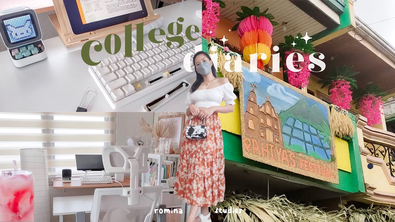 college diaries ep. 3: cramming, studying, festival, rk68, try-on haul ft. Lovito || study vlog