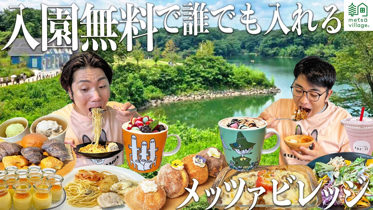 無料で誰でもムーミンの空気感が楽しめる！丸1日食べて遊んで大満足！【メッツァビレッジ】