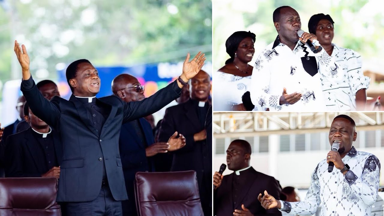 Powerful funeral Praises led by Elder Mireku during Late Rev. Tette Obuobi (RTD.)
