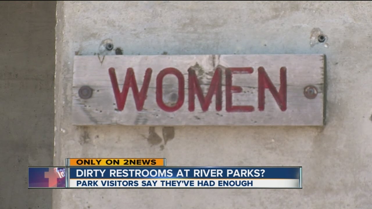 Dirty restrooms at river parks?