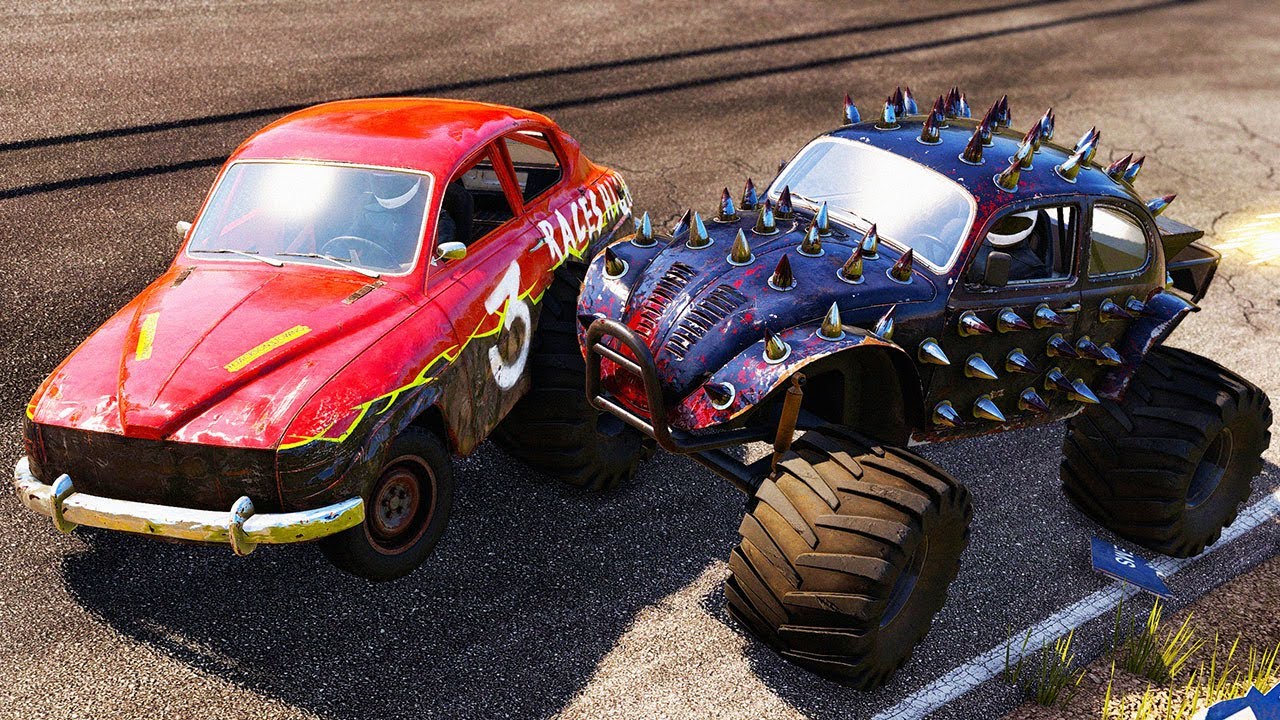 BUGZILLA Destroys EVERYTHING! Wreckfest Monster Truck! - Wreckfest