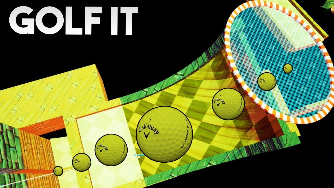 SE ENFADA PORQUE LE ROBAN UNOS HOYOS... GOLF IT