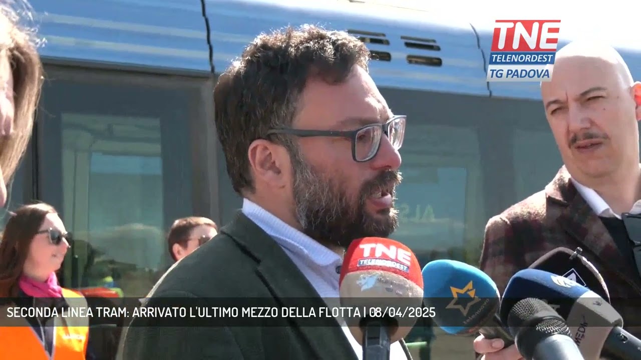 SECONDA LINEA TRAM: ARRIVATO L'ULTIMO MEZZO DELLA FLOTTA | 08/04/2025