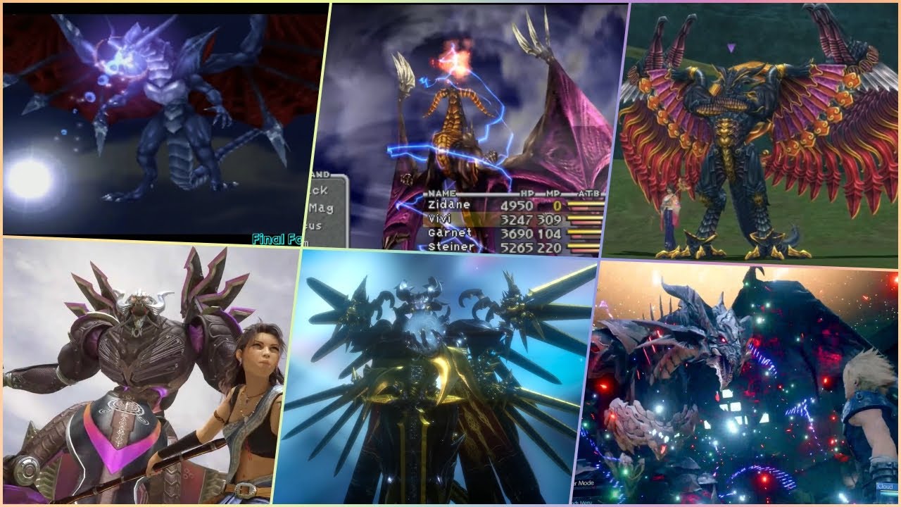 Evolution of Bahamut summoning from FFVIII to FFVII Remake (1999-2020)