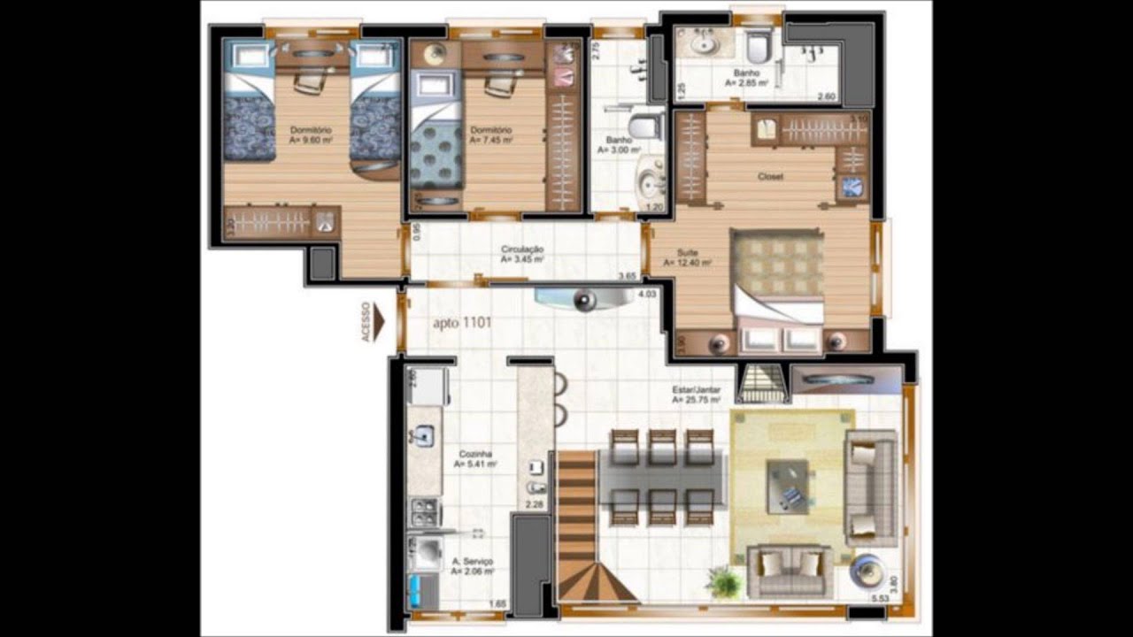 Apartamento 3 Dormit&oacute;rios no Bairro Petr&oacute;polis -POA/RS