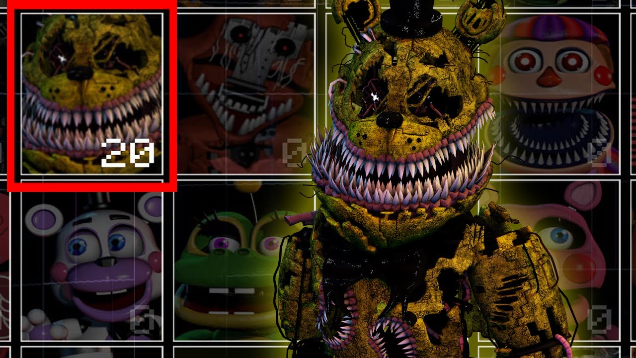 Corrupted Golden Freddy в UCN! ремастеринг! (UCN мод)