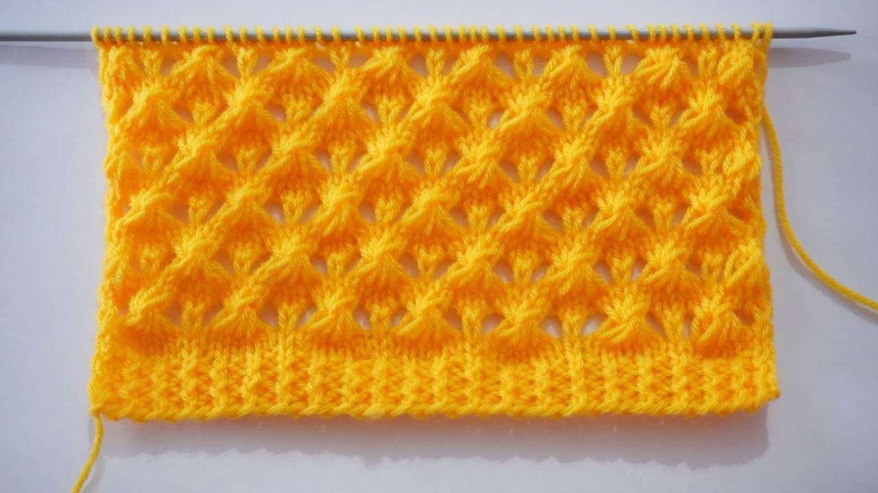 Beautiful Knitting Stitch Pattern For Ladies Sweater/Cardigan