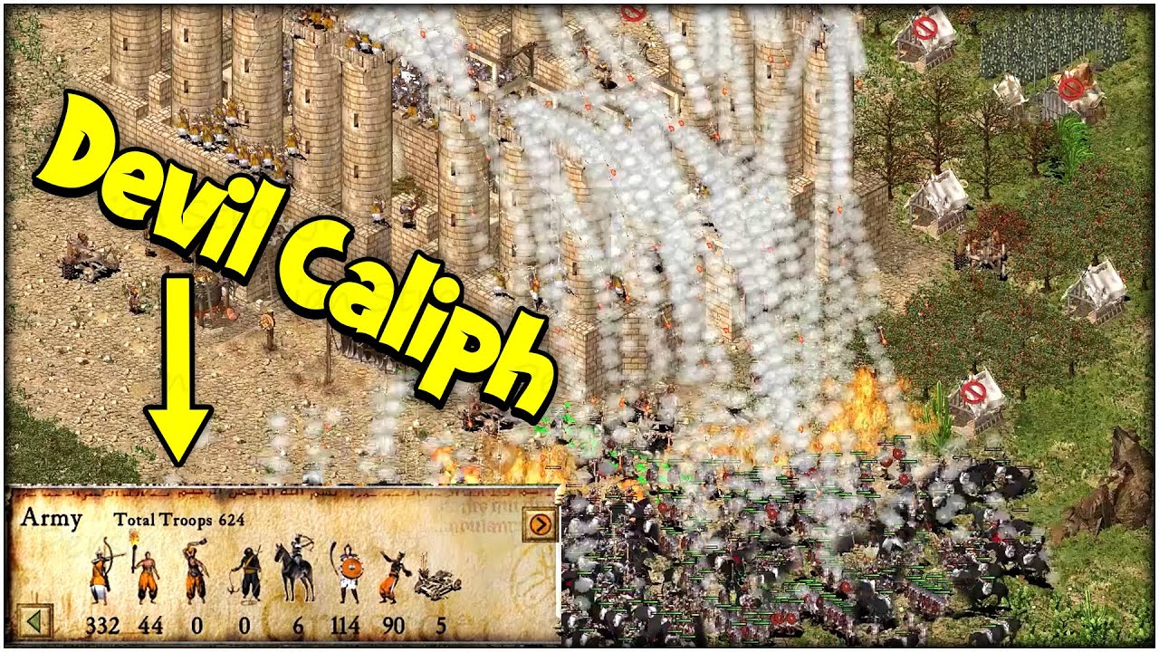 How to kill Devil Caliph +600 Units?! Stronghold Crusader