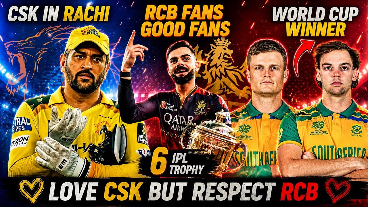 🚨CSK Venues Change.?😱RCB Homecoming | South Africa Champion 2026 #cricketnews  