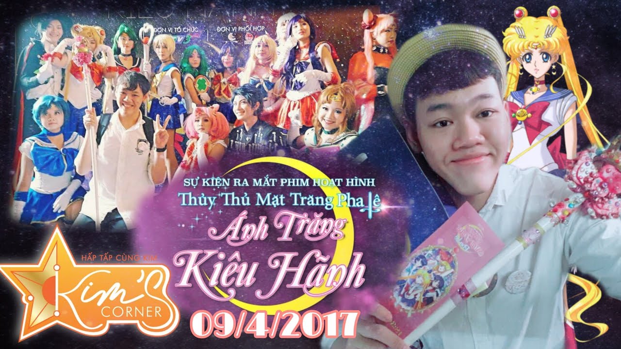 Sự kiện Ánh Trăng Kiêu Hãnh ra mắt phim Sailor Moon Crystal 2017. Hấp Tấp Cùng Kim 
